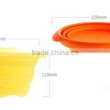 Innovative Kitchen Tools Collapsible Silicone Fruit Stainer Colander thumbnail-3