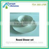 Unbreakable Melamine Dinner Set ,round Bamboo Melamine Dinner Plate & Bowl thumbnail-6