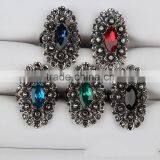 Big Brand Style Trend High Quality Black Diamond Ring thumbnail-3