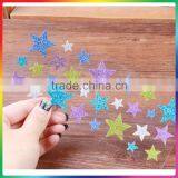 Glitter Powder Little Star Sticker for Kids