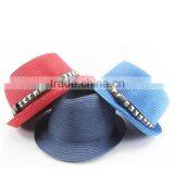 Top Quality Fedora Diamond Seashell Cap Manual Colourful Straw Hats For Ladies thumbnail-4