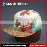 Heat Transfer Print 5-panel Snapback Cap With PU Label thumbnail-1