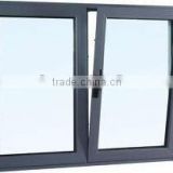 Frosted glass tilt and turn window for kitchen or toilet