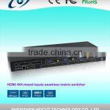 Professional HDMI 4x4 Mixed Inputs Seamless Matrix Switcher With IR , RS-232 , TCP/TP