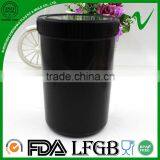 Black 1000ml Wild-mouth Plastic Ink Water Bottle With Screw Cap thumbnail-3