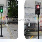 Chirstmas Room LED Decoration Mini Kid Pedestrian Solar Pole Traffic Signal Light thumbnail-2