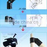 JYJ-9|New Type Customized Tube Connector| 45 Degree Square Pipe Connector|Metal Clamp for ABS Pipe thumbnail-4