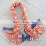 Turkish Printing Silk Scarf thumbnail-5