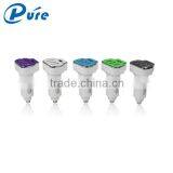 2 Color Charger Black/White Starting Multi Port USB Car Charger 5.2A Output Speed Fast Charger thumbnail-1