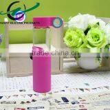 1PC Creative Glass Water Bottle Drinkware Transparent Glass Bottles Silicon Cup Sleeve thumbnail-2