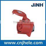 LEE/IEC International Standard Plug Blue Red Color Wall Socket 3 Pins 16A 32A IP 67 Industrial Power Plug thumbnail-2