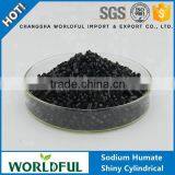 Sodium Humate Shiny Cylindrical Humic Acid in Soil For Fertilizer, Soil Amendments, Feed Additive, Oil Drilling Sodium Humate thumbnail-1