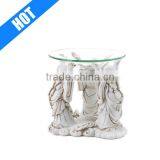 Customized Happy Buddha Hand Painted Incense Oil Burner thumbnail-1