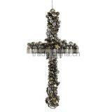 Holy Cross Silver-colored Metal Resin Hanging Christmas Ornament thumbnail-1