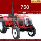 Famous Brand Tractor QLN-750 Farm Tractor 75hp 2wd With Snow Blade. Multifunctional Tractor thumbnail-1
