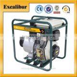 Customized Model SP605D-1 Electric Start 6 Inch 13HPLightweight Diesel Centrifugal Water Pump With Wheels For Widely Aplications thumbnail-4