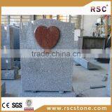 Granite Tombstone With Love Heart Design thumbnail-1
