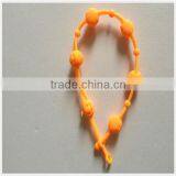 Glow in Dark Silicone Beads Bracelet thumbnail-1