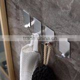 4 Pieces 3M Stainless Steel Adhesive Door Hook thumbnail-2