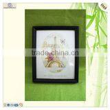 Whosale Wall Hanging Painted Engraved Wooden Photo Frame thumbnail-2