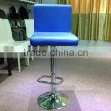 Hotel Furniture/ Modern Adjustable Leather Bar Chair/french Style PU Bar Stool With Footrest and Swivel Plate