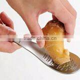 Cy290 Spoon Shape Lime Lemon Zester Cheese Grater Wasabi Ginger Stainless Garlic Press Cozinha Grinding Tools Accessory thumbnail-1