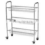 Household Essentials 3-Tier Storage Cart thumbnail-1