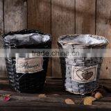 Wholesale Antique Wooden Flowerpot thumbnail-5