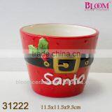 Ceramic cheap christmas plant pots