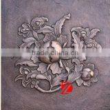 Bronze Modern Flowers Relief Sculpture thumbnail-1