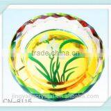 Factory Promotional Glass Ashtray With Custom Logo, Smokeless Standing Ashtray for Outside thumbnail-5