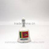 Wholesale Custom High Quality Sri Lanka Souvenir Ceramic Bell for Sale thumbnail-2