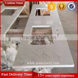 Coshine Rose Quartz Stone Vanity Top Countertop thumbnail-2