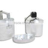 3 Pieces 1L Camping Aluminum Military Canteen With Cup ad Lid/water Bottle thumbnail-1