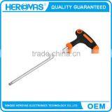 Satin Cr-V T Handle Allen Key With Ball Driver