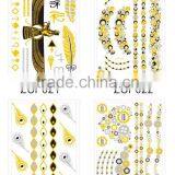 T003-003 Wholesale High Quality Cheap Tattoo Sticker Metallic Glitter Removal Temporary Tattoo Stencil thumbnail-1