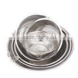 25.5cm 40.5cm Stainless Steel Colander With Two Handles for Rice / Fruit / Vegetable thumbnail-3