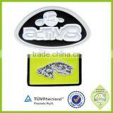 Custom Garment Pvc Logo Embossed Reflective Label/patch/tag