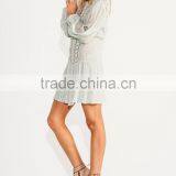 Sexy Girls Boho Star Crossed Backless V-neck Cotton Mini Dresses Names Of Ladies Dresses Night Dress Photos HSD5771 thumbnail-4