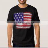 American Flag Black White Tees Latest New Design Men Printing t Shirt for Men