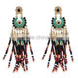 Bohemian Jewelry Handmade Beads Statement Earrings for Women Jewelry thumbnail-4