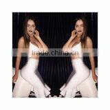 In Stock 2 Pieces Set 2015 New Fashion Bodycon HL Bandage Dress With Sexy Cut Out Crop Top thumbnail-3