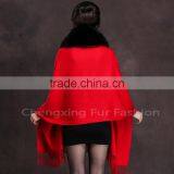 CX-B-P-18A Ladies Latest Wool & Cashmere Shawls and Scarves Pashmina thumbnail-4