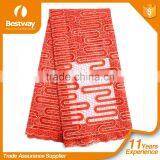 BestwayTex African Charming French Lace Fabric FL0208-5 thumbnail-4