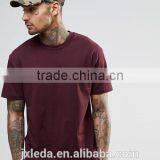 Wholesale Cropped Plain Crewneck T-shirt OEM Gym Men thumbnail-1
