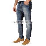 2016 Two Tone Men Washed Plain Denim Boys Buy Jeans in Bulk thumbnail-3