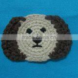 Crochet Cotton Lion Animal Applique