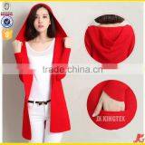 Plain Red Hoodies Four Color Option Fashion Sweatshirts Women/menhoodies thumbnail-1