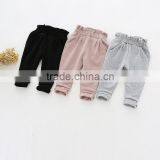 0-4 Years 2017 New Wholesale Cotton Autumn Solid Baby Pants (pick Size Color) thumbnail-1