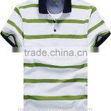 No Design Custom Plain Stripe Polo Shirt thumbnail-5
